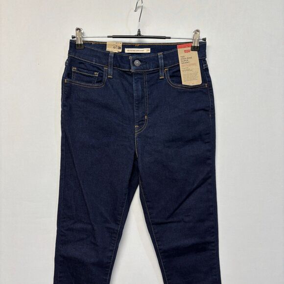 NWT Levi's 720 High Rise Super Skinny Jeans Women Size 29 Blue Denim D030 -20 - Picture 15 of 16